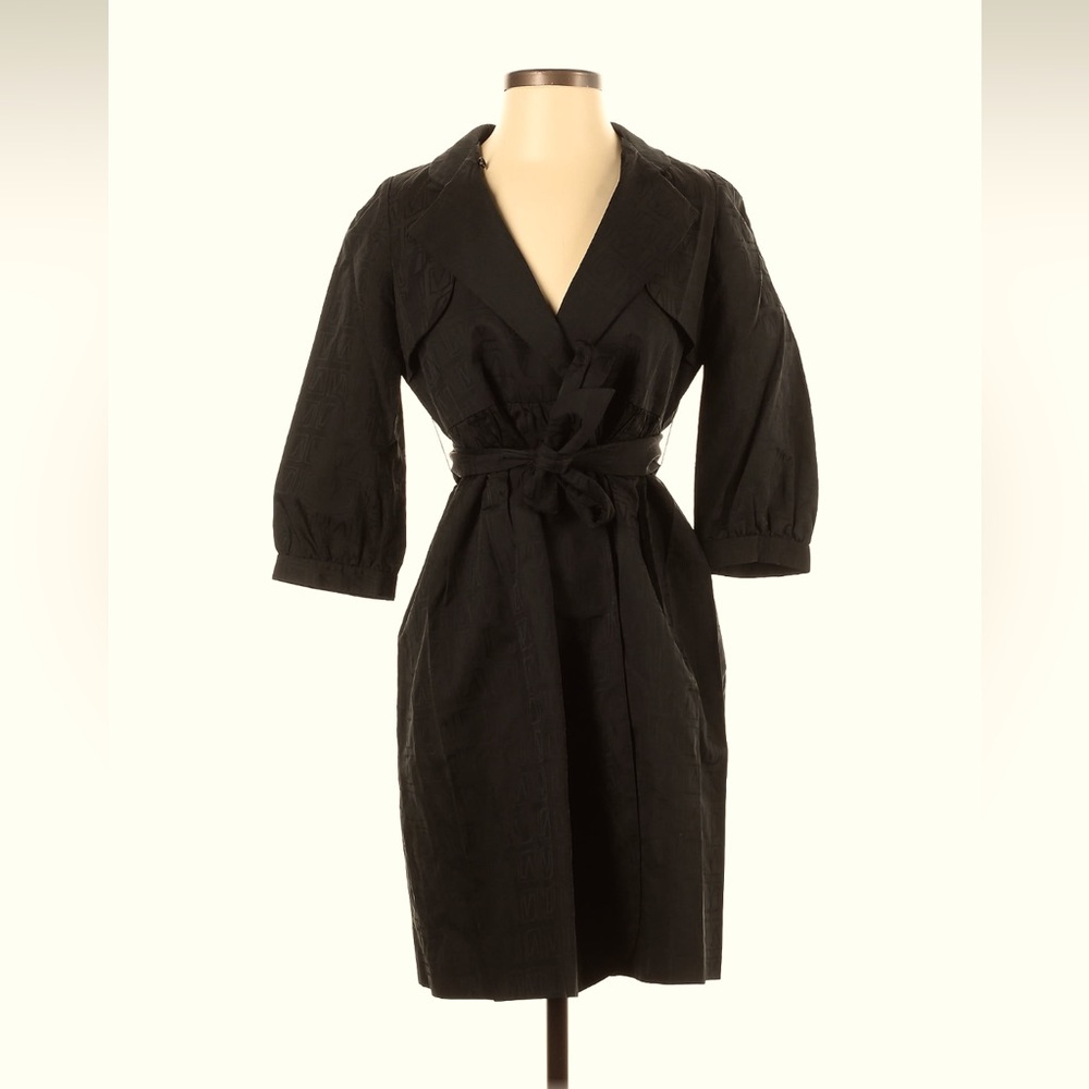 Vivienne Tam Black Trench Coat